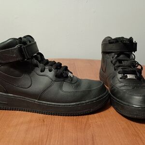 Nike Mens Air Force 1 Mid 07 315123-001 Black Basketball Shoes Sneakers Size 11